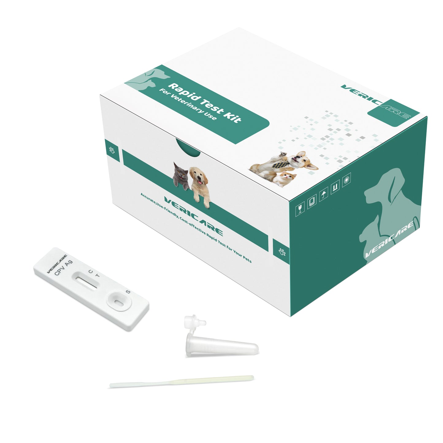Canine Parvovirus Antigen Rapid Test Kit CPV Ag