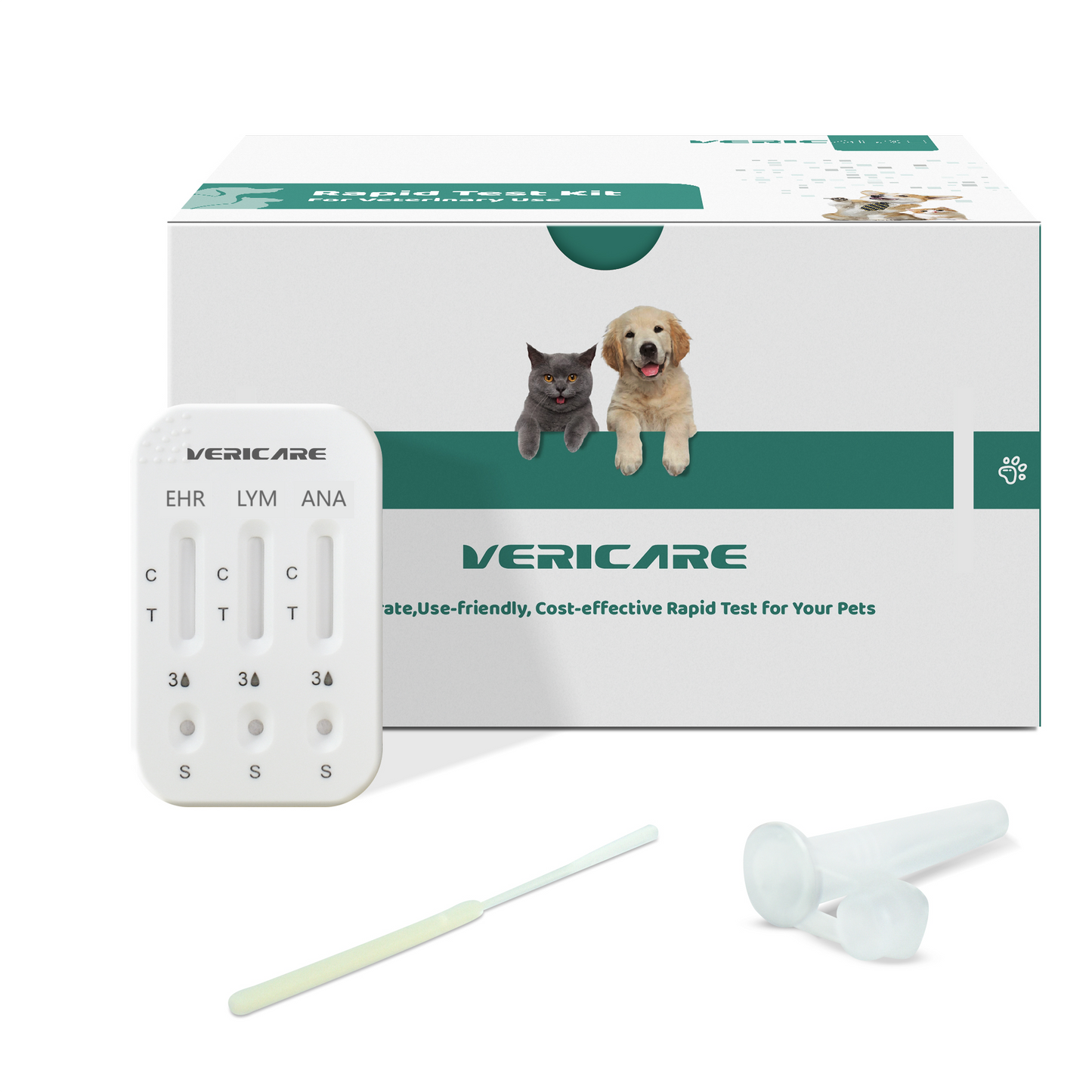 3 in 1 combo Test kits EHR-LYM-ANA Ehrlichiosis+Lyme+Anaplasma Antibody Combo Rapid Test Kit